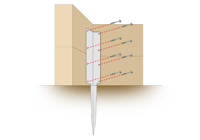 Perry SleeperSecure Corner Double Sleeper Support Spike