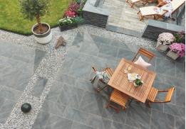 Bradstone Mode Profiled Dark Grey Porcelain 18.36m² Paving Pack